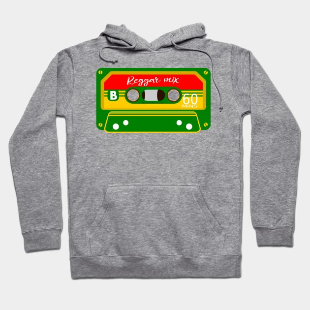 Reggae Mix Tape Hoodie by mailboxdisco